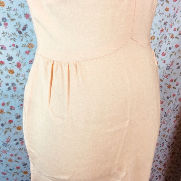 Vintage 60's Peter Pan Collar Sleeveless Dress - Picture 4 of 8